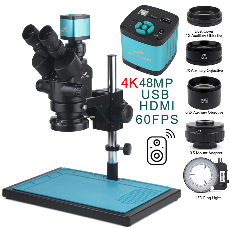 3.5X-90X Simul-Focal Stereo Tr - Stereo Trinocular Microscope Pcb ulasan dan harga