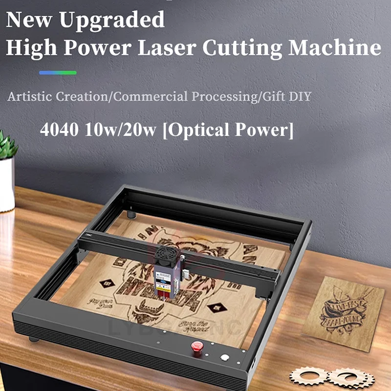 LY 4040 10W/20W Desktop Frame  - Mini Laser Engraver Cnc Router ulasan dan harga