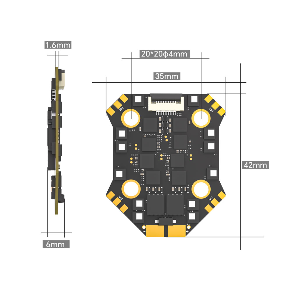 iFlight Borg F7 Mini Stack Fli - Fpv Flight Controller F7 Stack 60A ulasan dan harga