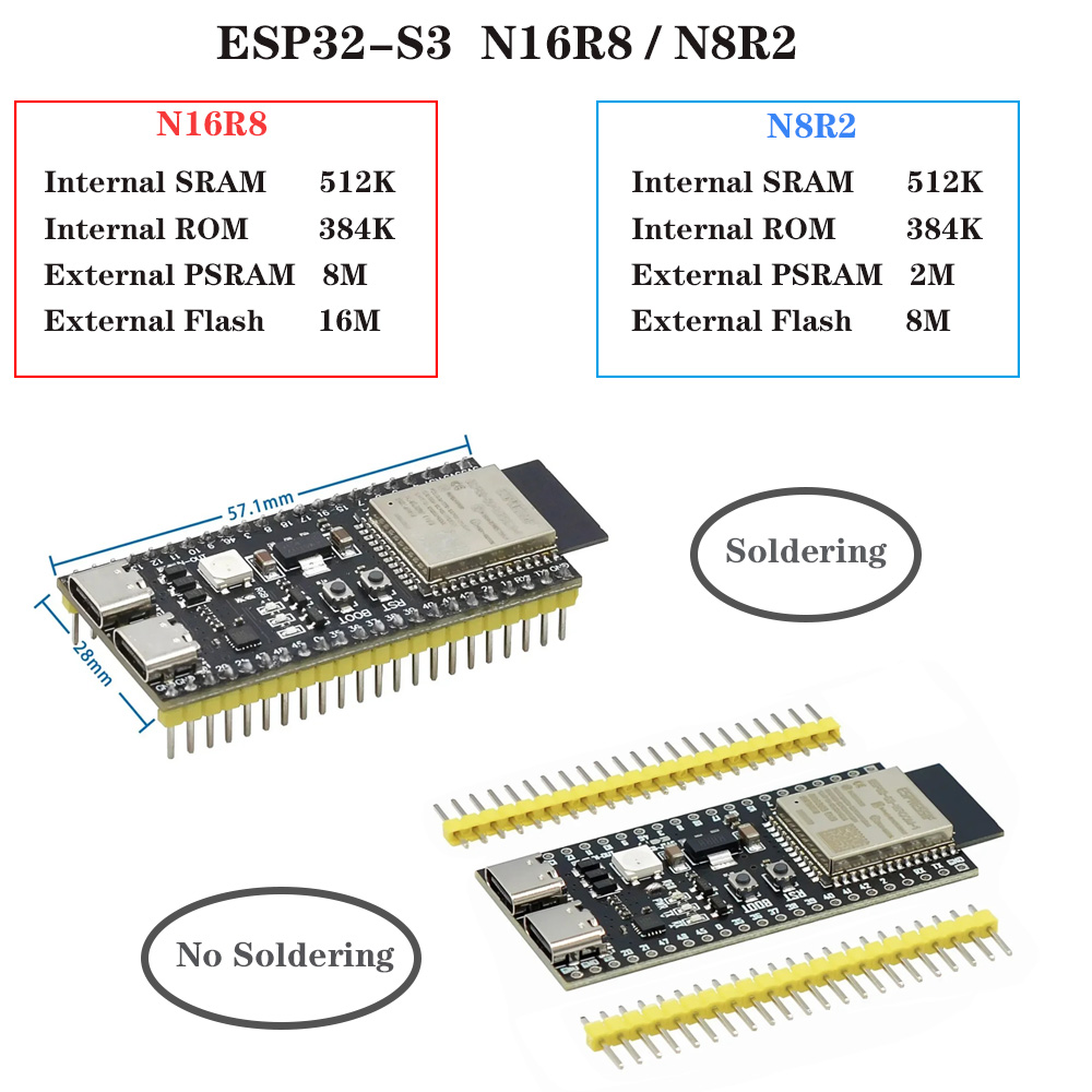 ESP32-S3 Development Boards wi - Esp32 S3 Development Board Lot ulasan dan harga